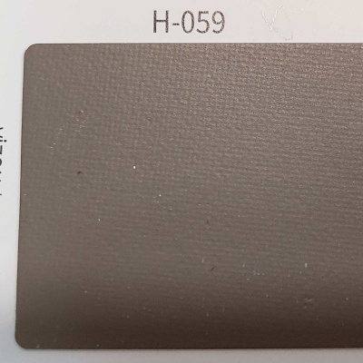 Amostra de cor castanho cinzento denominada VIZON / MINK com código H-059