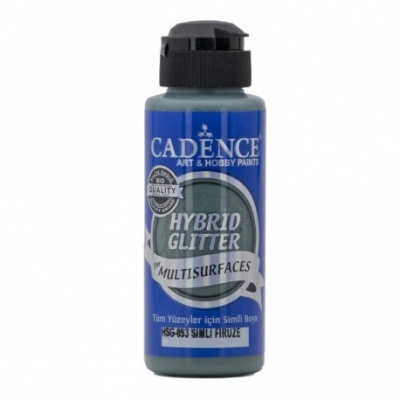 Frasco azul de tinta Cadence Hybrid Glitter para múltiplas superfícies
