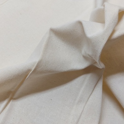 tecido branco com textura de algodão grosso