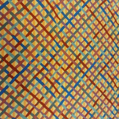 tapete com padrão xadrez colorido