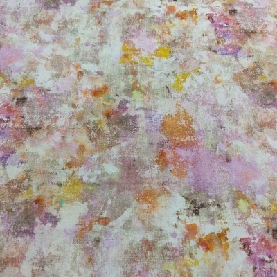 tecido com padrão abstrato em várias cores suaves