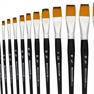 Conjunto de 12 pincéis de pintura com diferentes tamanhos