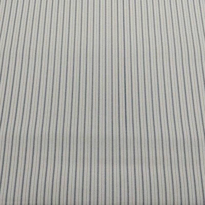 Tecido riscado azul escuro e branco