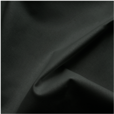 Tecido preto liso com dobras