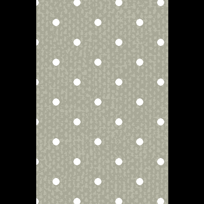 pano cinza com bolinhas brancas e textura granular