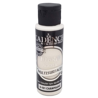 Frasco de tinta acrílica Cadence Hybrid Multisurfaces Champagne H-101