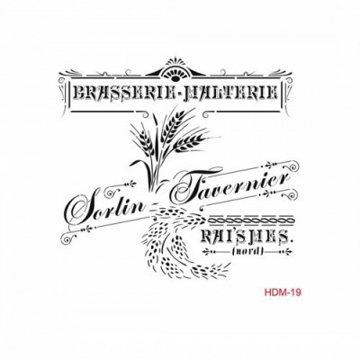 Design gráfico em preto e branco com texto e espigas de cereais