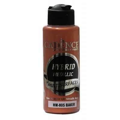 Frasco de tinta acrílica Cadence Hybrid Metallic cobre para superfícies múltiplas