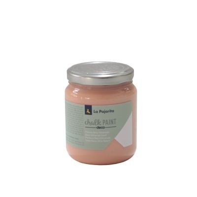 Frasco de tinta chalk paint La Pajarita cor pêssego