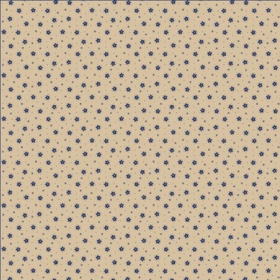 Pano bege com pequenas estrelas azuis