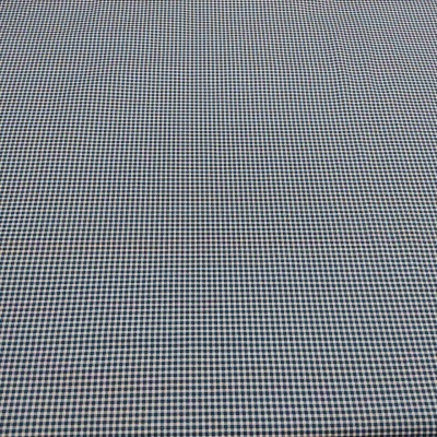 Tecido quadriculado azul e branco