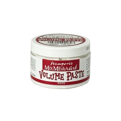 Embalagem de pasta de volume branca Stamperia Mix Media Art 150 ml