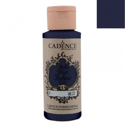 Frasco de tinta para tecido Cadence cor BEJI com tampa rosa