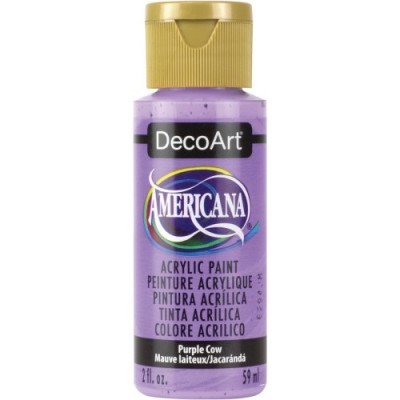 Frasco de tinta acrílica roxa DecoArt Americana
