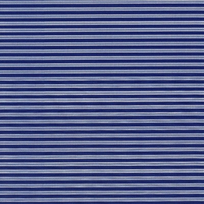 Tecido às riscas horizontais em azul e branco