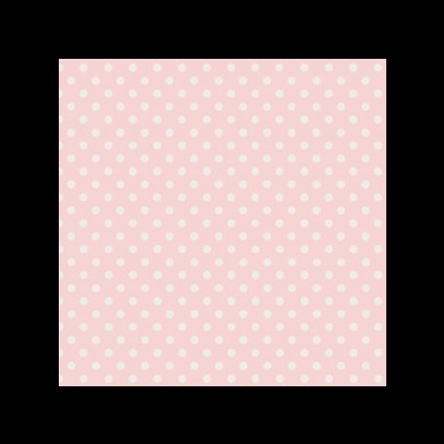 Papel de parede rosa claro com bolinhas brancas