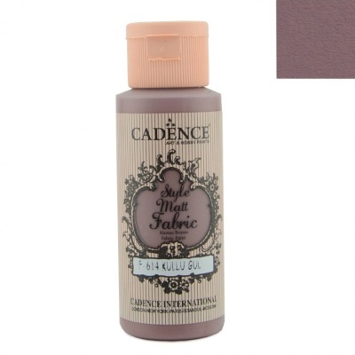 Frasco de tinta para tecido matificado cor lilás