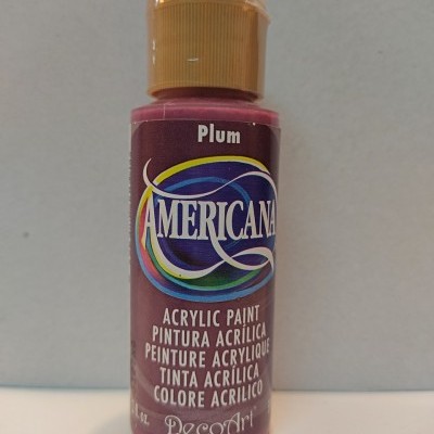 Garrafa de tinta acrílica Americana cor Plum