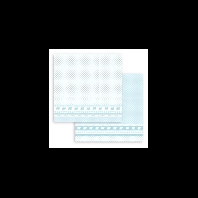 fraldas de tecido para bebé azuis com padrão de ursinhos