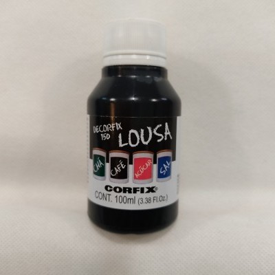 Frasco de tinta preta para lousa da marca CORFIX com tampa branca