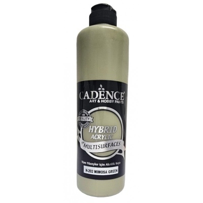 Garrafa de tinta acrílica Cadence verde mimosa