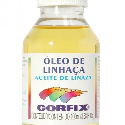 Frasco de óleo de linhaça Corfix 100ml