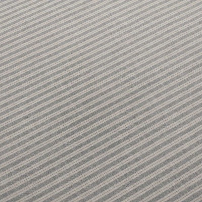 Tecido riscado cinza claro e branco