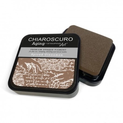 Almofada de carimbo pigmento opaco Spiced Cinnamon CHIAROSCURO