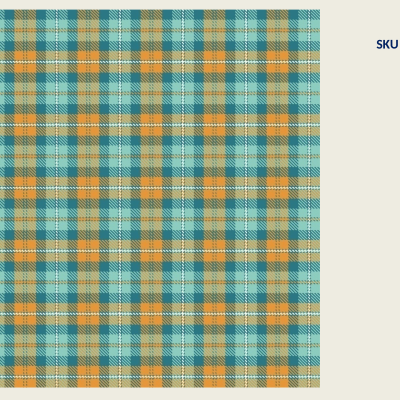 Padrão tartan azul, castanho e amarelo com SKU 2900451