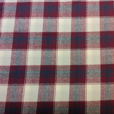 tecido xadrez vermelho branco azul com textura têxtil