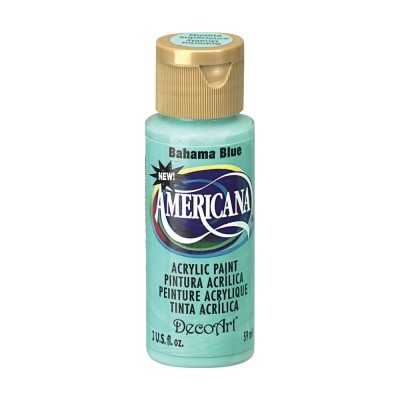 Frasco de tinta acrílica Americana Bahama Blue