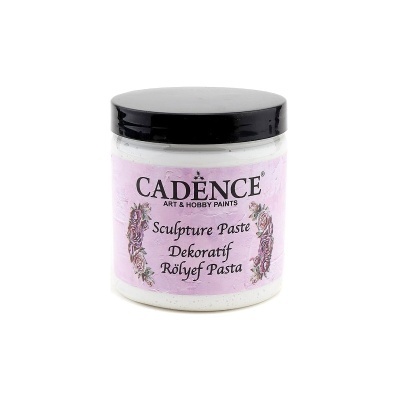 Frasco de pasta para esculturas Cadence com rótulo lilás e tampa preta
