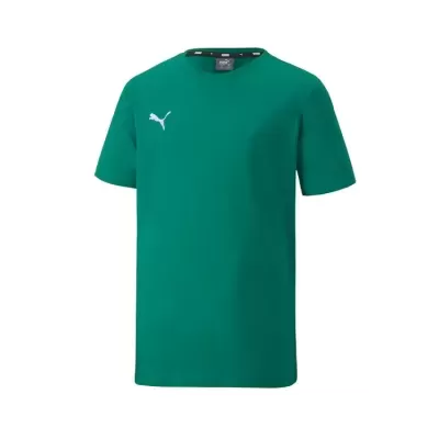 T-shirt verde simples com logótipo branco Puma no peito