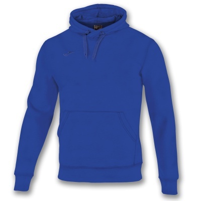 Sweatshirt azul royal com capuz e bolso canguru