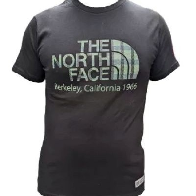 T-shirt preta THE NORTH FACE com estampa frontal