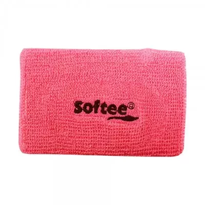 Pulseira de desporto rosa com logotipo 'softee®'