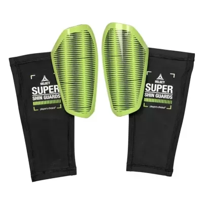 Caneleiras desportivas SELECT SUPER SHIN GUARDS verde e preto