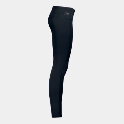 Leggings desportivas pretas com cintura alta e marca JOMA