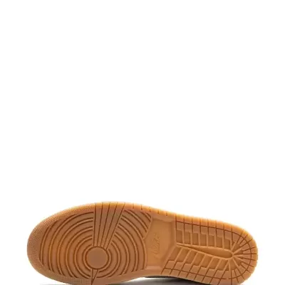 Sola de sapato de borracha castanha da Nike com padrão antiderrapante