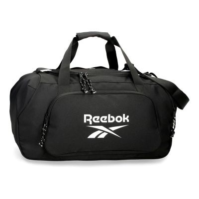 Mala de desporto preta Reebok com logo branco