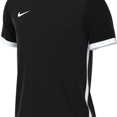 Camisola desportiva preta com detalhes brancos e logótipo Nike