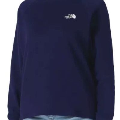 Sweatshirt azul escura com logótipo The North Face no peito