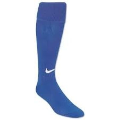 Meia desportiva azul com logo branco da Nike