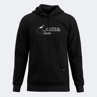 Sweatshirt preta com capuz e logotipo 'Joma padel'