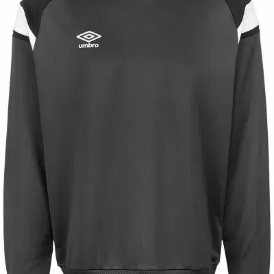 Sweatshirt preta Umbro com detalhes brancos nos ombros