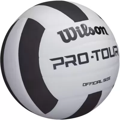 Bola de voleibol Wilson Pro Tour branco e preto