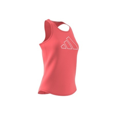 Camisola de alças cor-de-rosa com logótipo Adidas branco