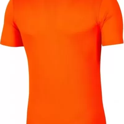 Camisola de manga curta laranja vista de trás