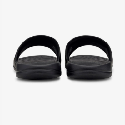 Sandálias desportivas pretas vista de trás