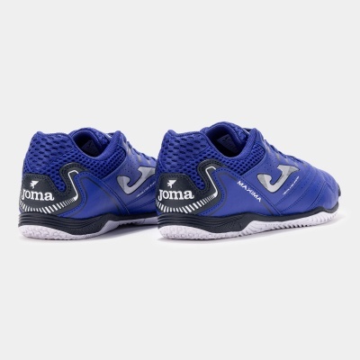 Sapatilhas desportivas JOMA azuis com sola branca e detalhes em cinza e preto